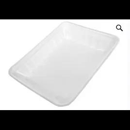 809P Meat Tray 11X9.25X2 IN Polystyrene Foam White Rectangle 200/Case