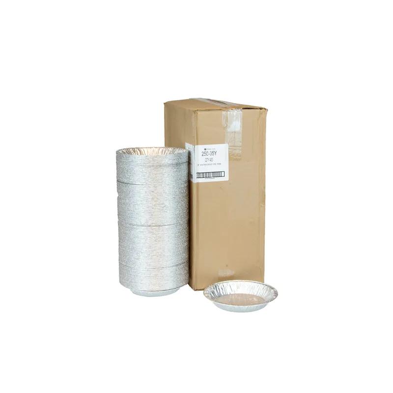 Pie Pan 19.5 OZ 7.125X1.1875 IN Aluminum Silver Round Extra Deep 400/Case