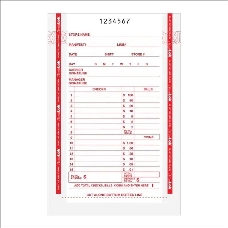 PermaLok Till Bag 5.75X3X8.75 IN Clear 1000/Case
