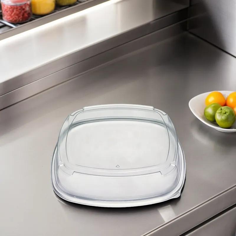 Fresh 'n Clear® Lid Dome 17.94X17.94X3.52 IN PET Clear Square For Container 50/Case