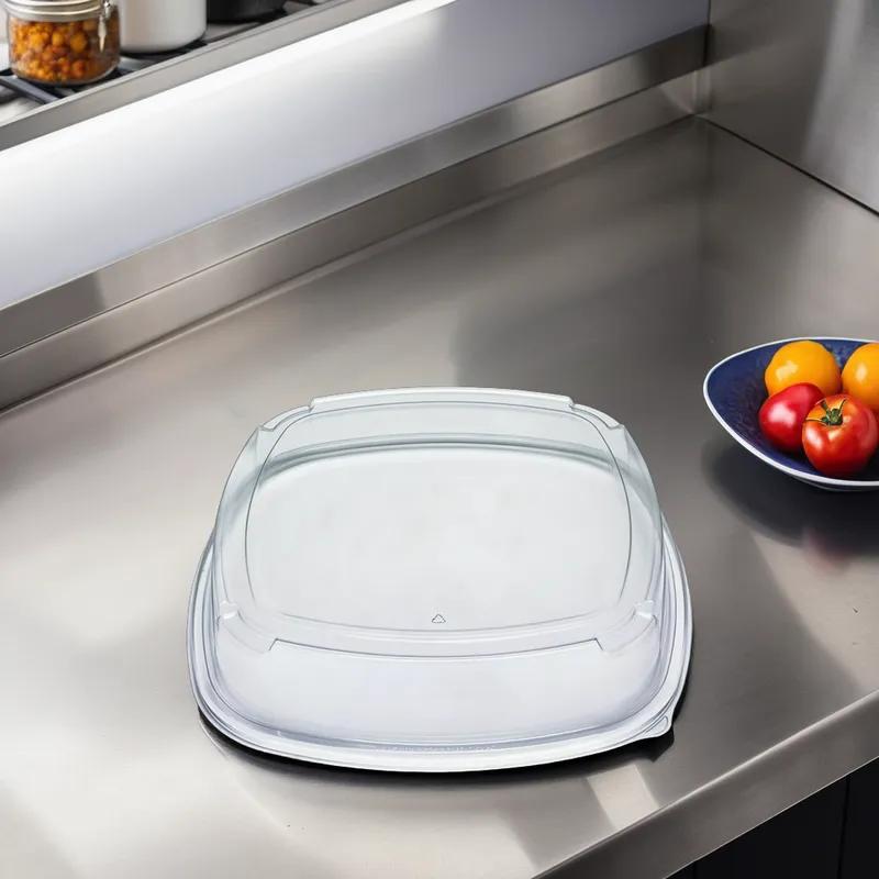 Fresh 'n Clear® Lid Dome 17.94X17.94X3.52 IN PET Clear Square For Container 50/Case