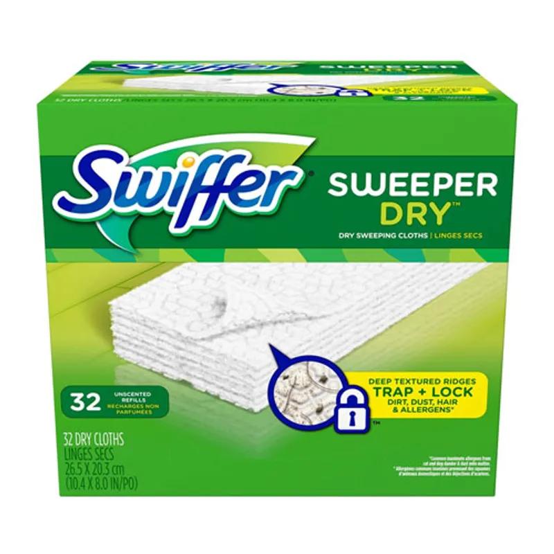 Swiffer® Cleaning Cloth 10X10 IN White Refill 1/Case