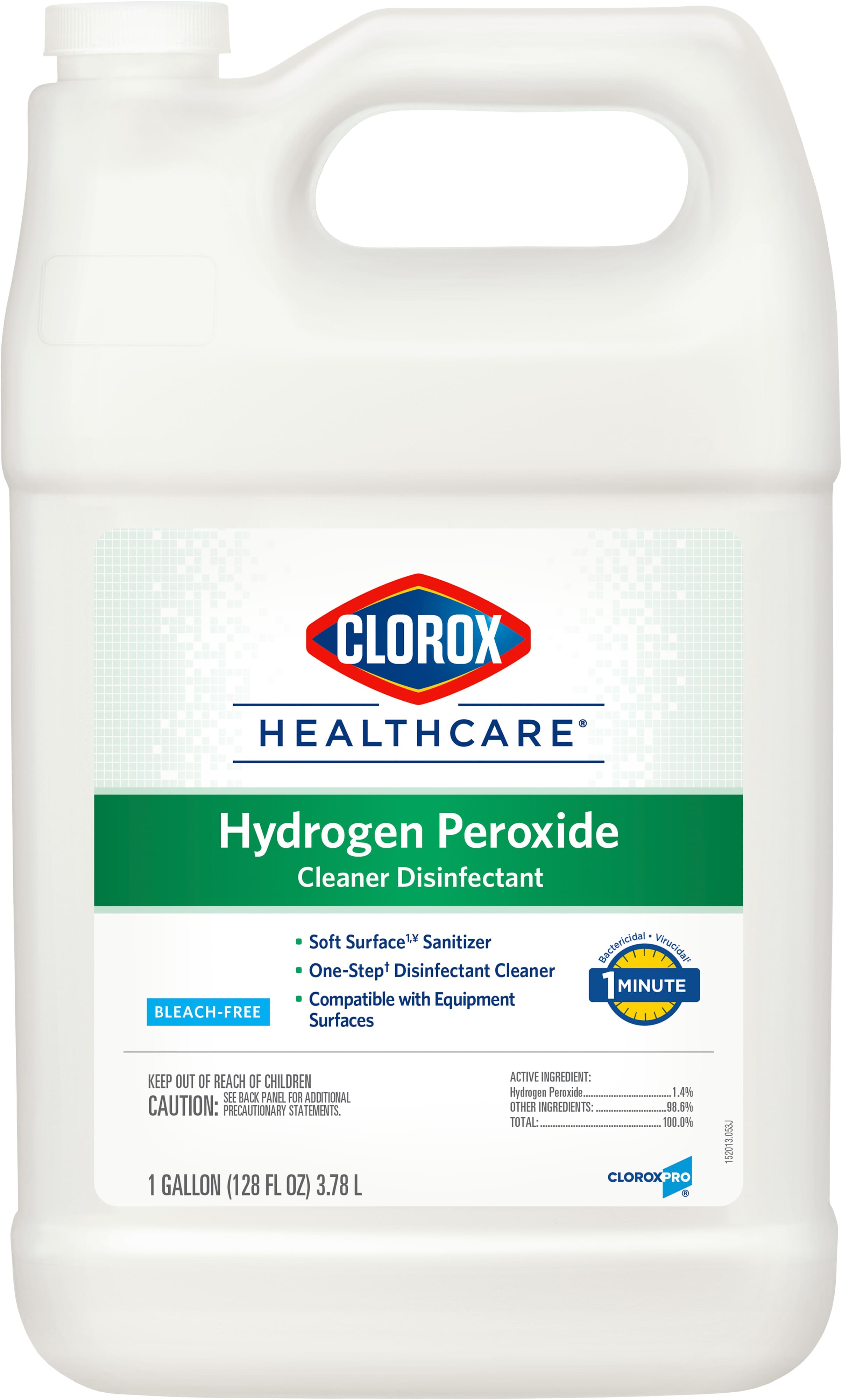 Clorox Healthcare® Hydrogen Peroxide Cleaner 1 GAL 4/Case