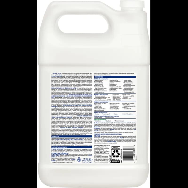 Clorox Healthcare® Hydrogen Peroxide Cleaner 1 GAL 4/Case