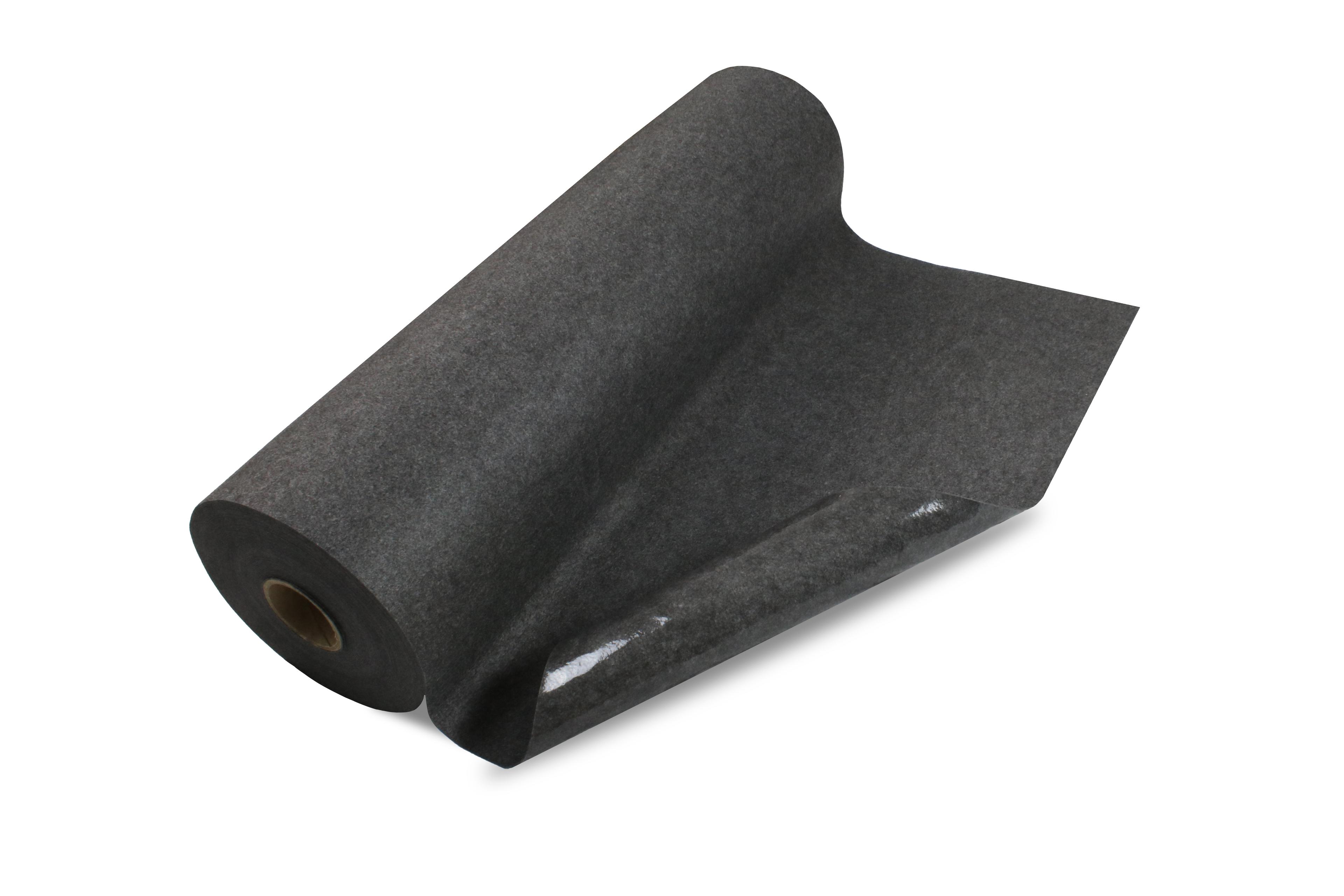 Sure Stride High Traffic Carpet Floor Mat 1200X36 IN Black PP With Adhesive Backing Anti-Microbial 1/Each