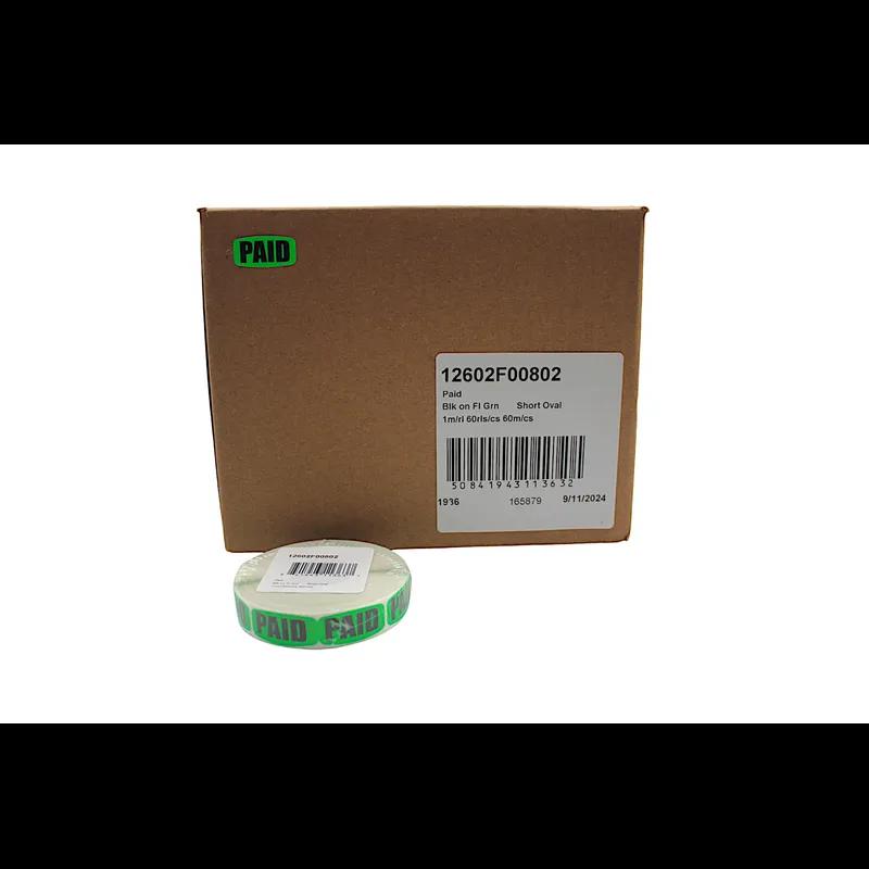 Paid Label 0.625X1.25 IN 1000/Roll