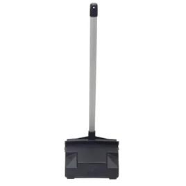 LobbyMaster® Lobby Dust Pan 6.15X12.05 IN Black Plastic Low-Profile Edge Yoke Teeth 1/Each