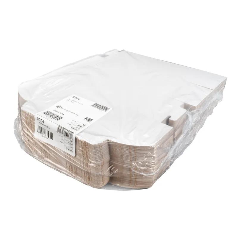 Babka Cake Loaf Box 8X4X4 IN Clay-Coated Kraft Board White Kraft Rectangle Lock Corner Tuck Top 250/Bundle