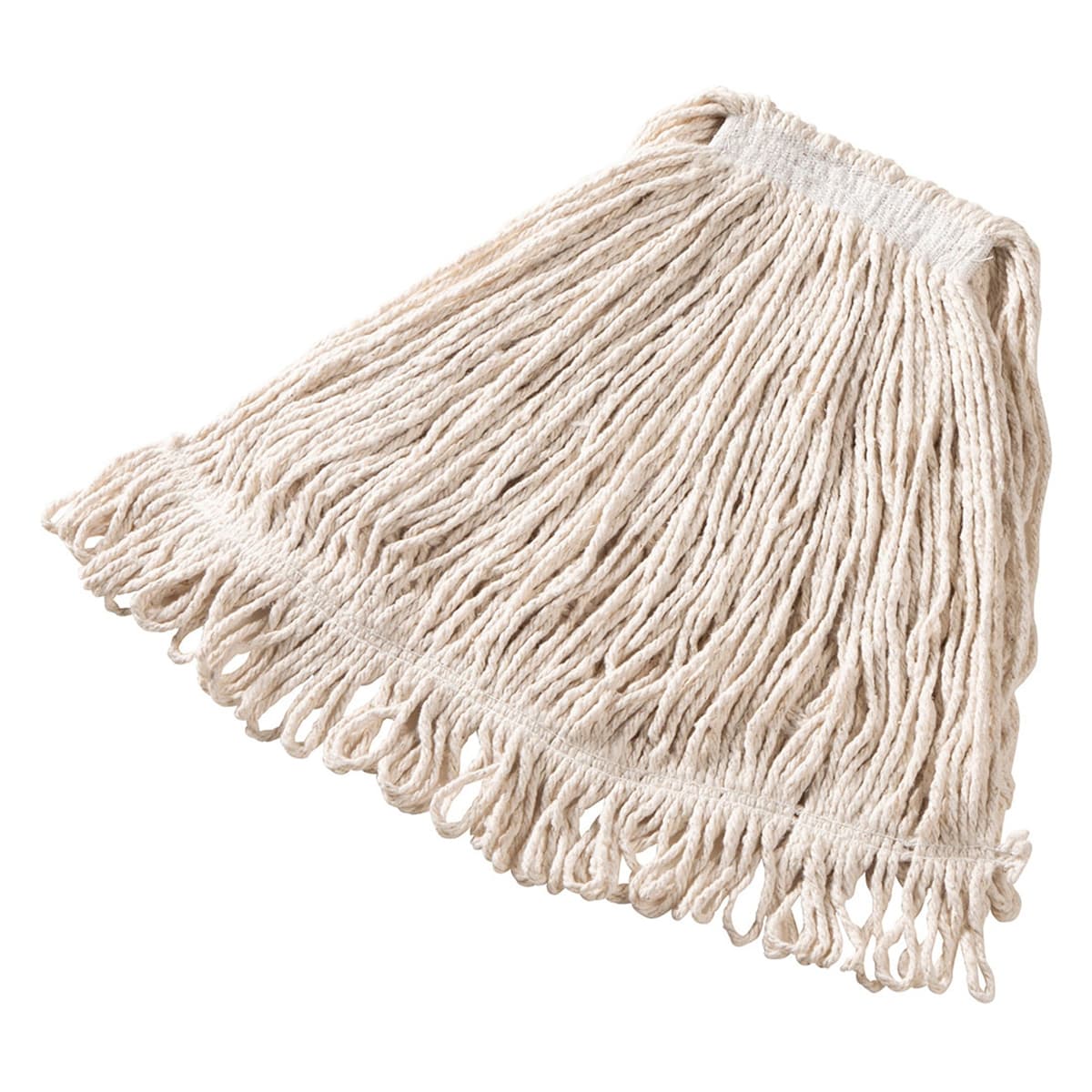 Super Stitch® Wet Mop Head Medium (MED) 20 OZ White Cotton Loop End 1IN Headband 1/Each