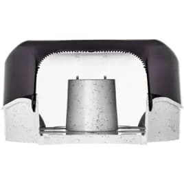 San Jamar Toilet Paper Dispenser 12.25X16.75X5.25 IN Plastic Black 1-Roll Jumbo (JRT) 9IN Roll 1/Case