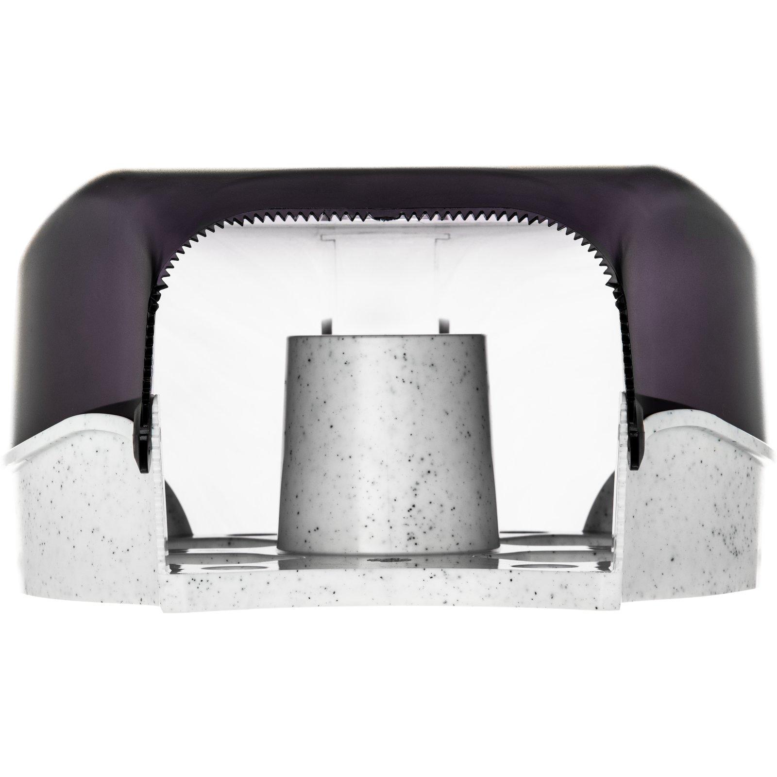 San Jamar Toilet Paper Dispenser 12.25X16.75X5.25 IN Plastic Black 1-Roll Jumbo (JRT) 9IN Roll 1/Case