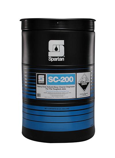 SC-200 Cleaner & Degreaser 55 GAL Multi Surface Heavy Duty Alkaline Liquid 1/Drum