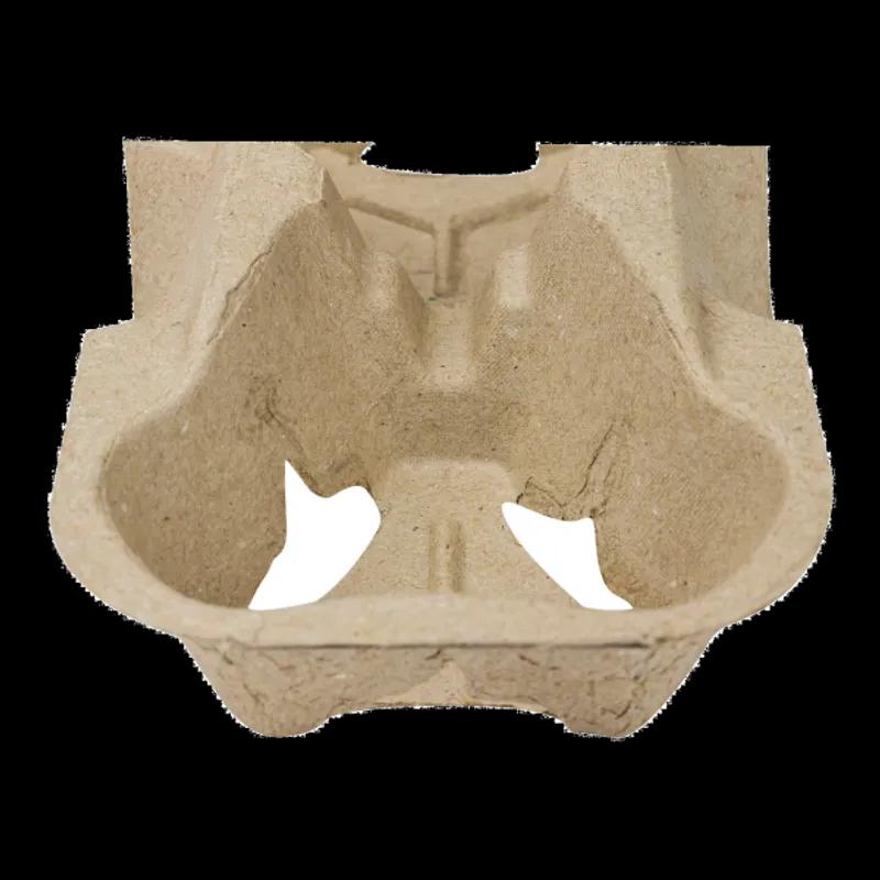 Karat® Cup Carrier 2 Compartment Molded Fiber For 8-24 OZ 600/Case