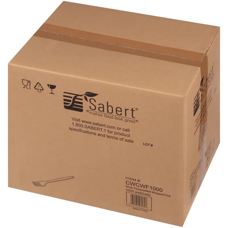 Fork 8.5 IN CPLA White Individually Wrapped 1000/Case