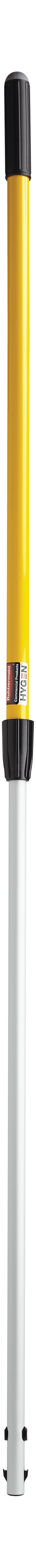 Hygen™ Extension Pole 48-72IN Yellow Aluminum With Quick Connect 6/Case