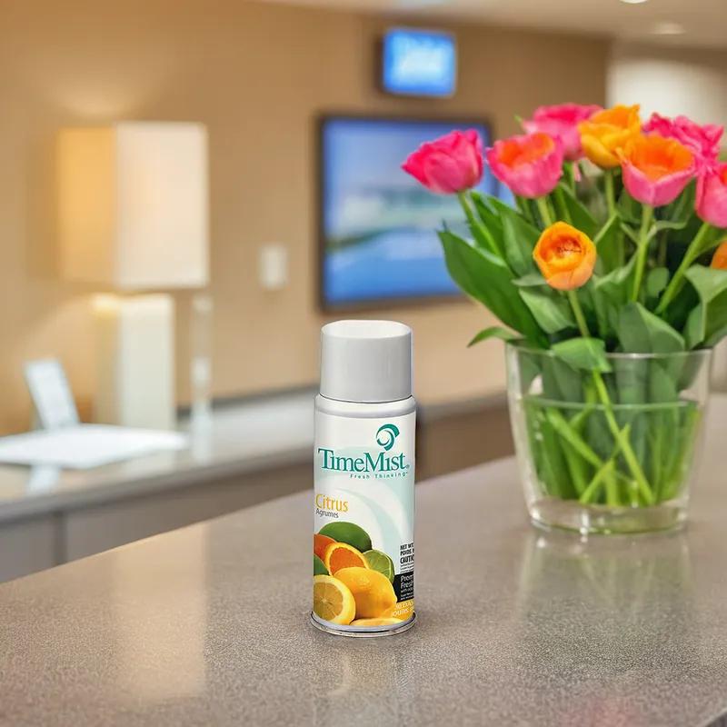 TimeMist Air Freshener Citrus Scent 5.3 FLOZ 30-Day Air Care System 12/Case