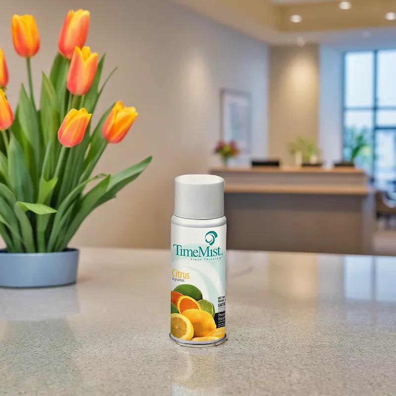 TimeMist Air Freshener Citrus Scent 5.3 FLOZ 30-Day Air Care System 12/Case