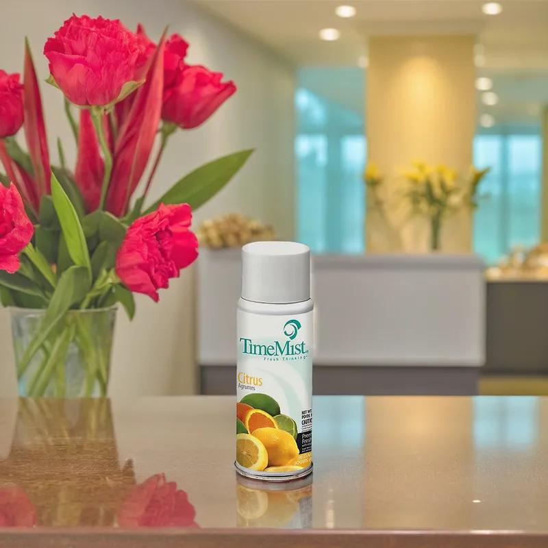 TimeMist Air Freshener Citrus Scent 5.3 FLOZ 30-Day Air Care System 12/Case