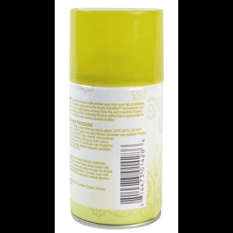 ScentBon Air Freshener Green Apple Aerosol 6.2 FLOZ For Aerosol Dispenser #2023 Dispenser Metered Refill 12/Case
