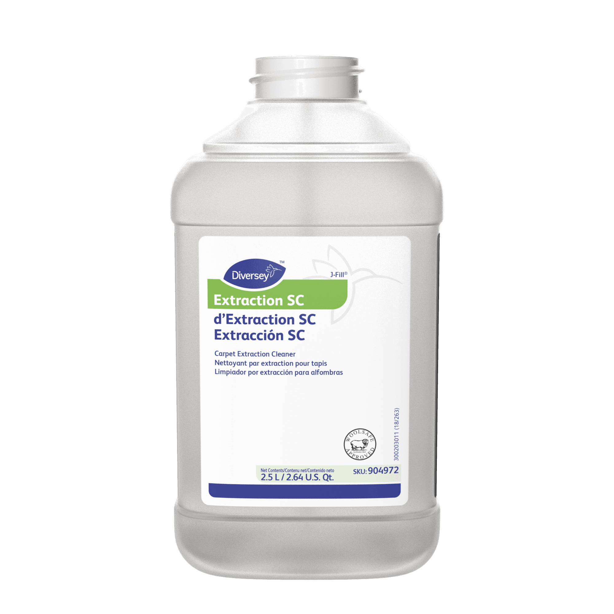 Diversey J-Fill® Fruity Scent Carpet Extraction Cleaner Pretreatment Carpet Bonnet 2.5 L Liquid Concentrate 2/Case