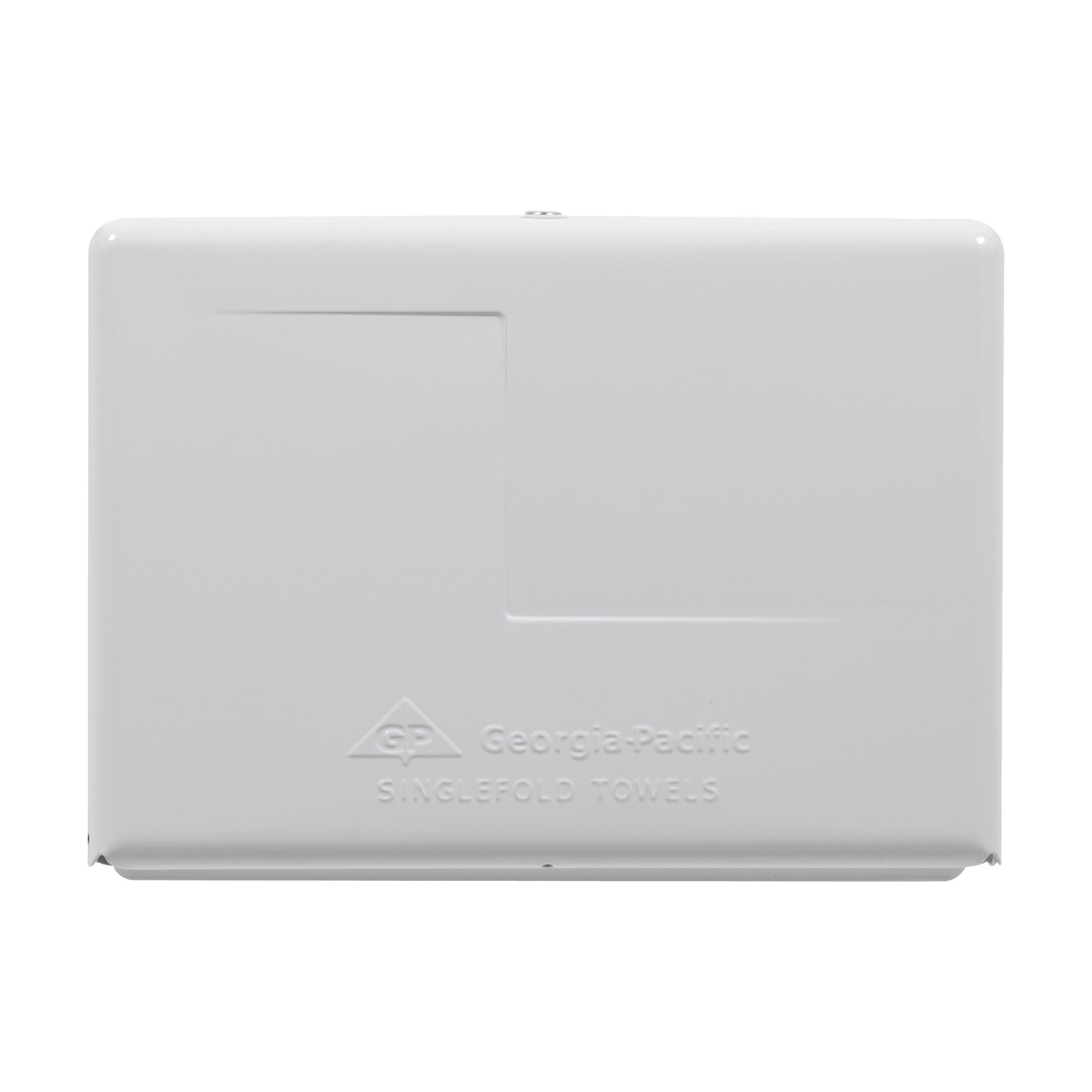 Georgia-Pacific Pro® Paper Towel Dispenser 6.625X11.625X8.125 IN Metal White Single Fold 1/Each