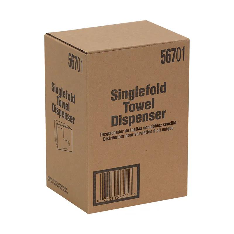 Georgia-Pacific Pro® Paper Towel Dispenser 6.625X11.625X8.125 IN Metal White Single Fold 1/Each