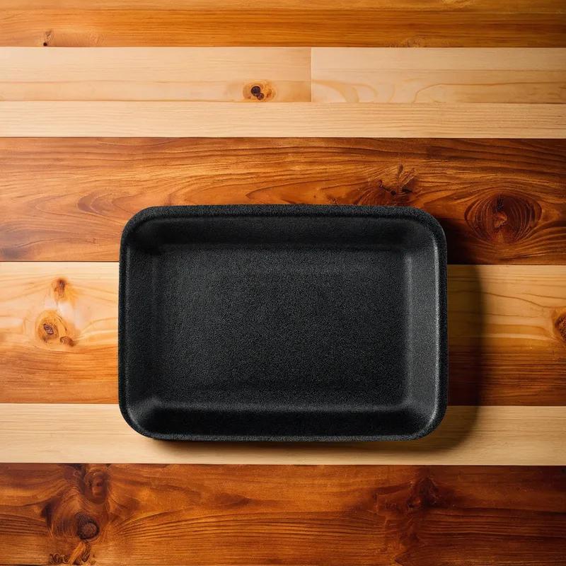 Poultry Tray Polystyrene Foam Black 400/Case