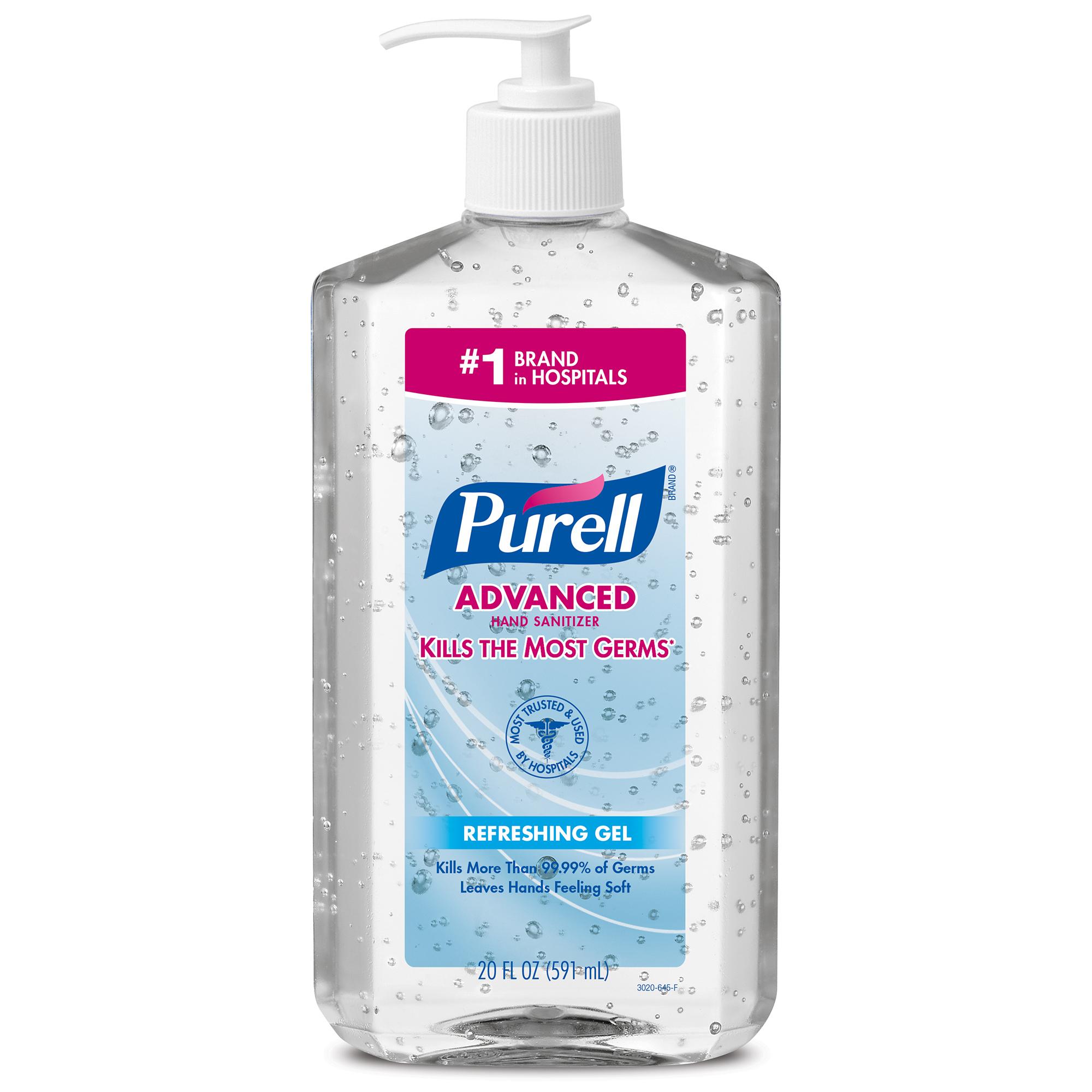 Purell® Hand Sanitizer 20 OZ 2.01X3.66X8.2 IN Clean Scent 12/Case