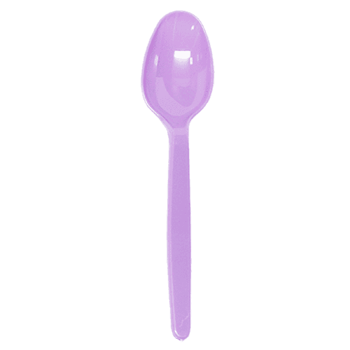 Teaspoon PS Purple Heavy Duty 1000/Case