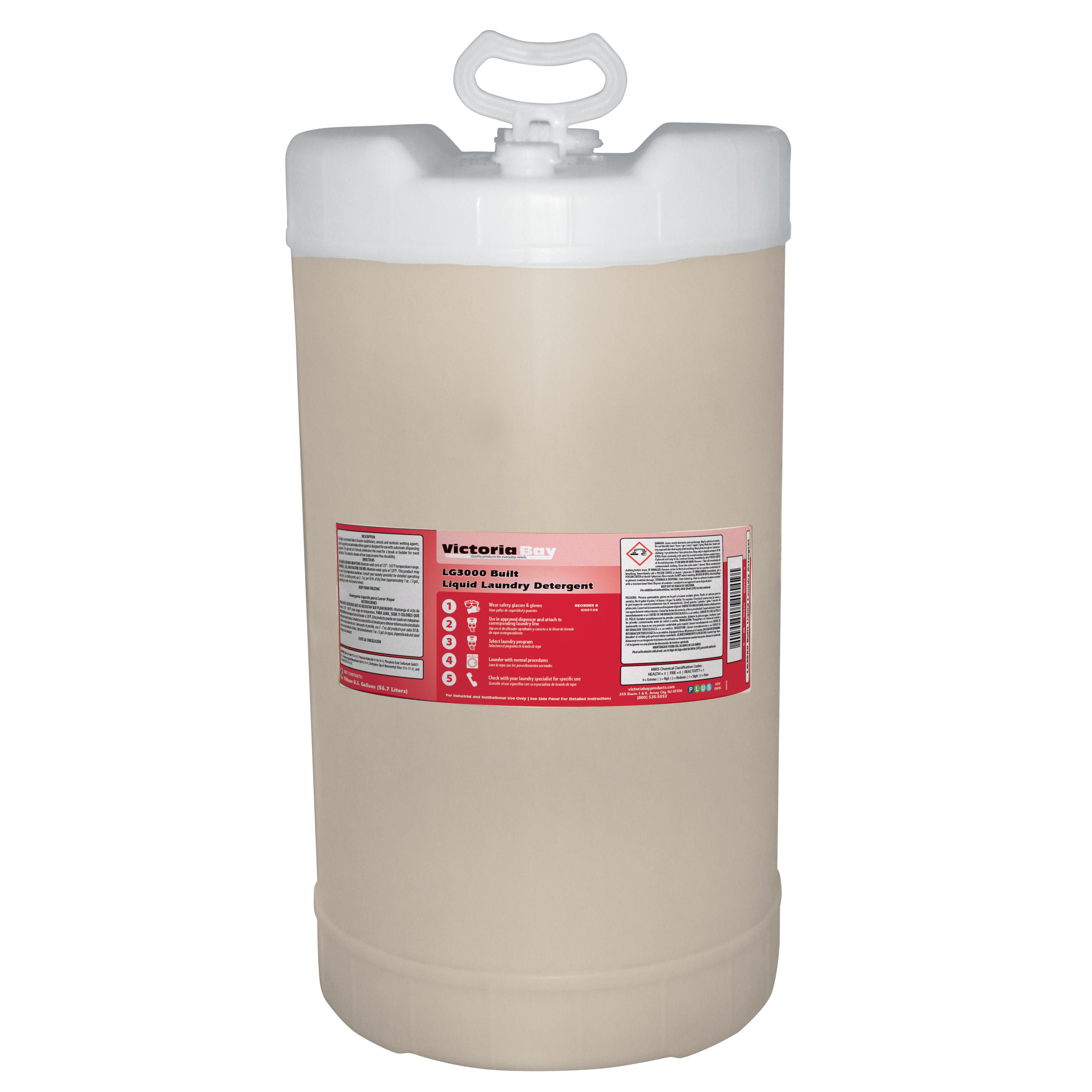 Victoria Bay LG3000 Built Liquid Laundry Detergent 15 GAL 1/Drum