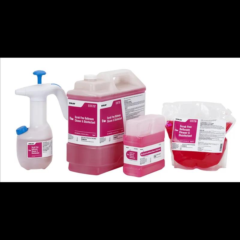 Disinfectant Cleaner 2.5 GAL Bathroom Liquid Scrub Free 1/Case