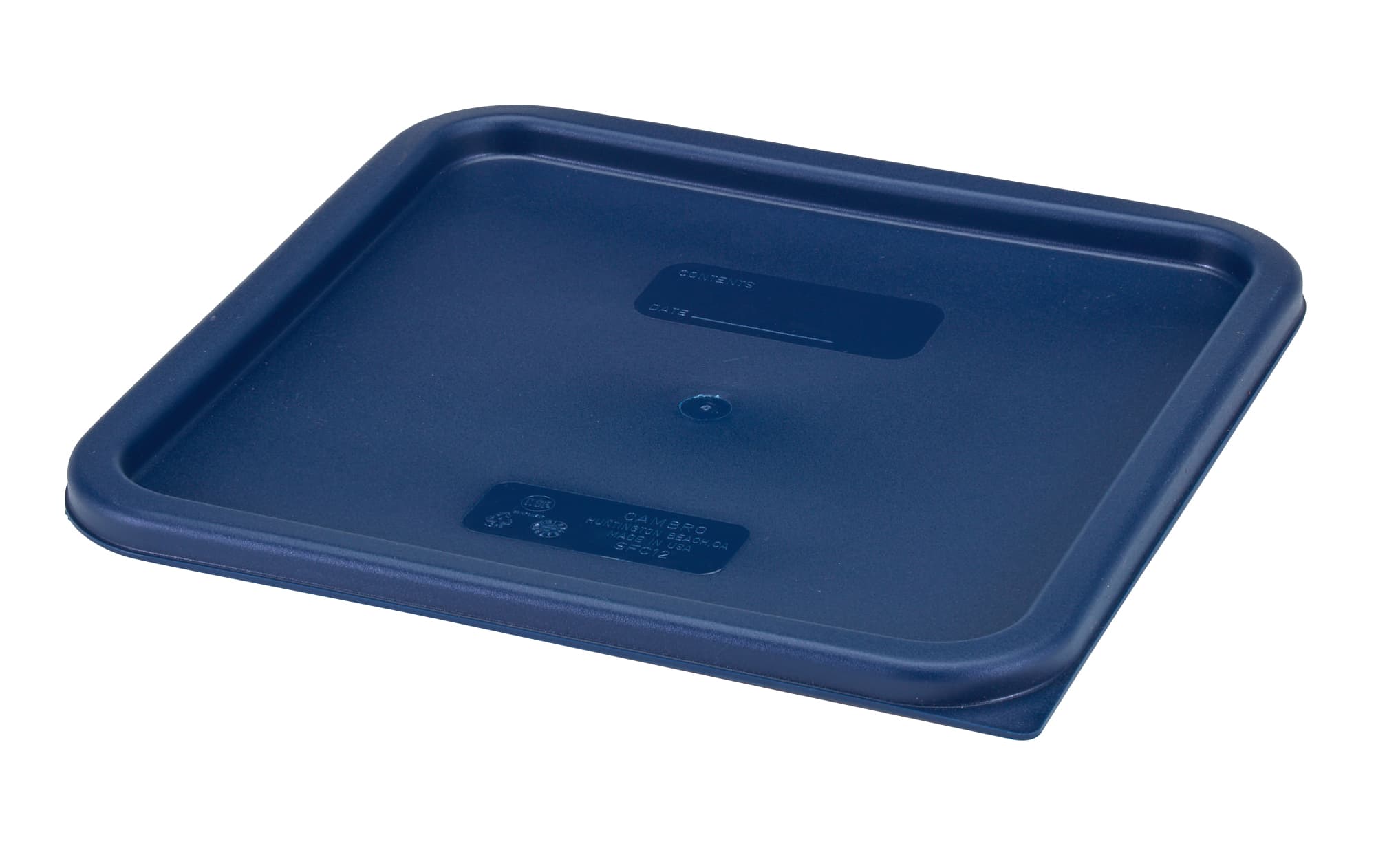 Lid Cambro Container 12-18-22 QT Midnight Blue Square 1/Each