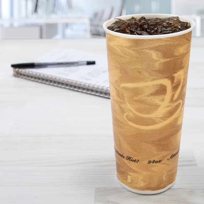 Dart® Trophy® Plus™ Cup Insulated 24 OZ XPS Multicolor Mistique® Stock Print 24 Count/Pack 25 Packs/Case 600 Count/Case