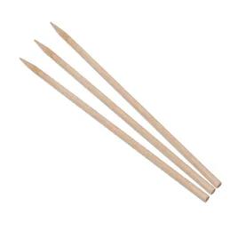 Food Skewer 5.5 IN Wood Round Natural Thick 1000 Count/Pack 10 Packs/Case 10000 Count/Case