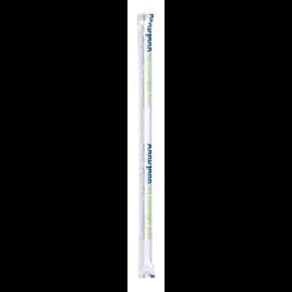 Aardvark® Eco-Flex Jumbo Straw 7.75 IN Paper White 3200/Case