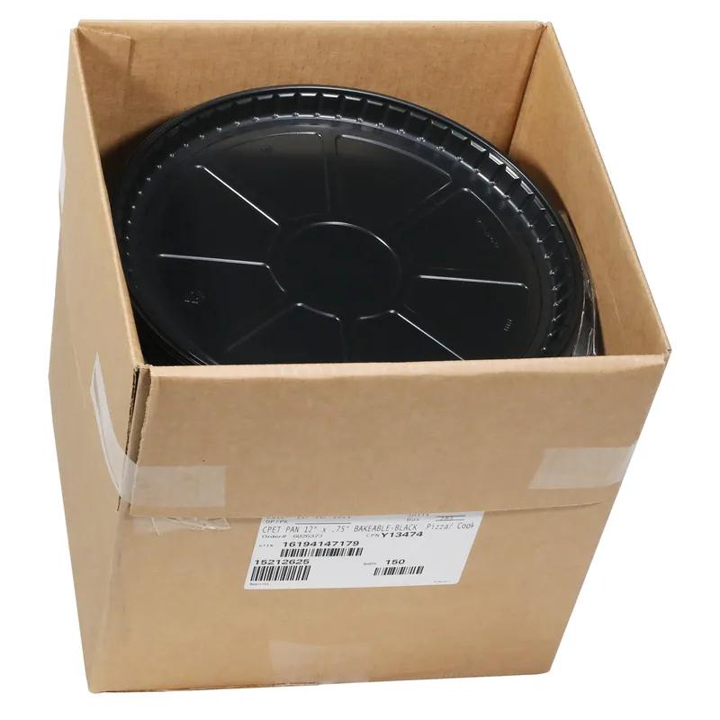 Cookie Tray 12X0.75 IN CPET Black Heavy Duty Oven Safe Microwave Safe 150/Case