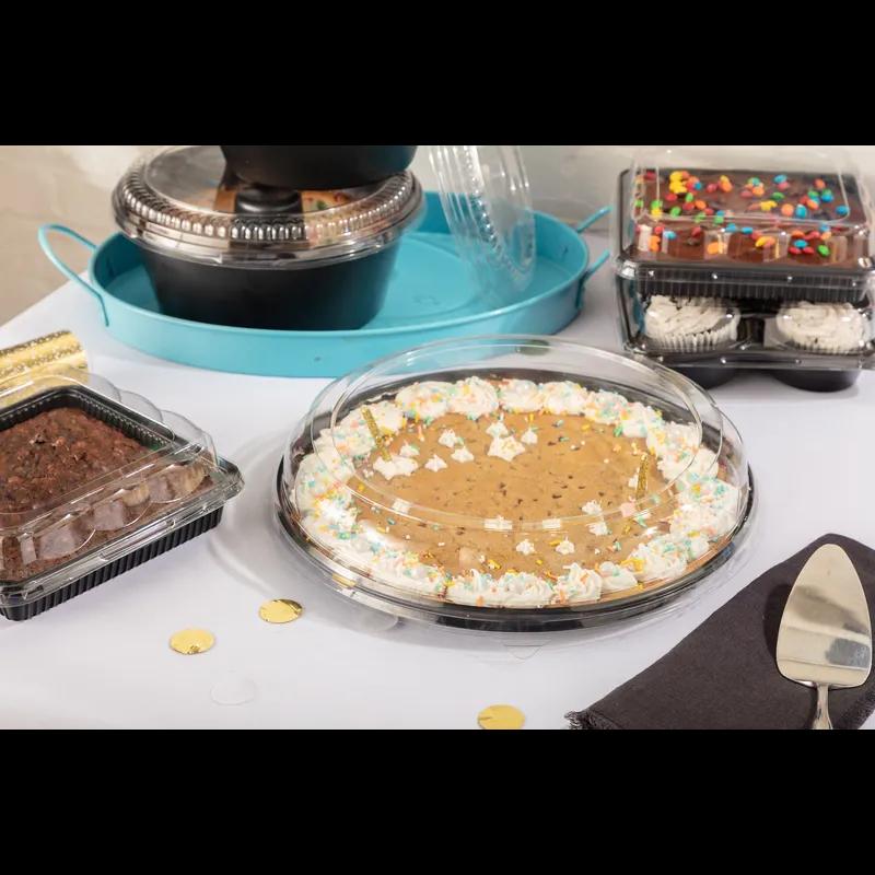 Cookie Tray 12X0.75 IN CPET Black Heavy Duty Oven Safe Microwave Safe 150/Case