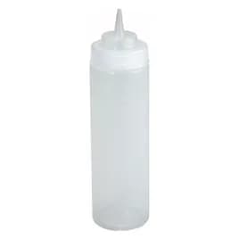 Bottle 16 OZ 2.625X7.875 IN Plastic Clear Wide Mouth Squeeze 48/Case