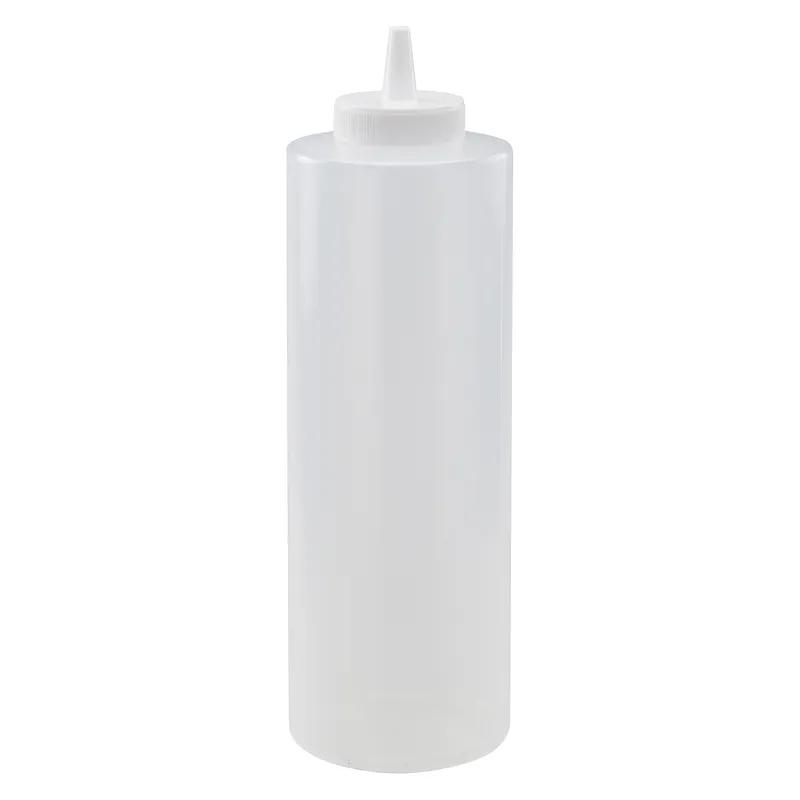 Squeeze Bottle 24 OZ Plastic Clear 36/Pack