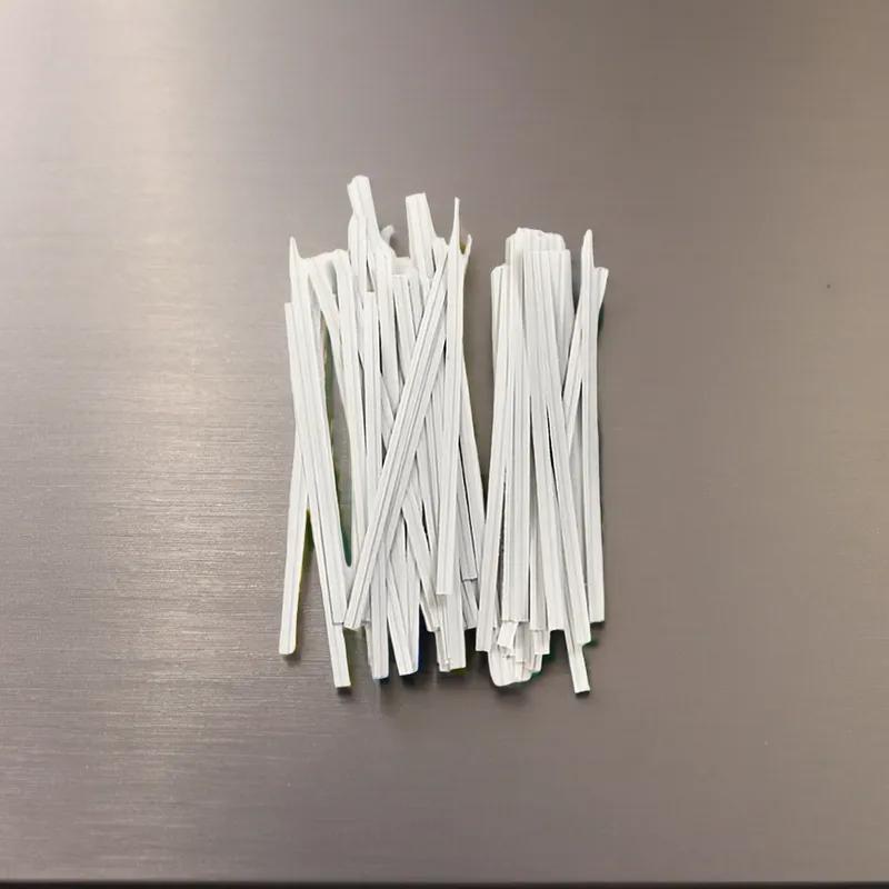 Twist Tie 3.5X0.188 IN Paper White 2000/Pack