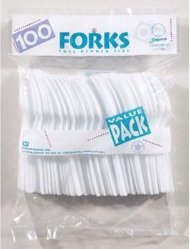 Fork White Medium Weight 1000/Case