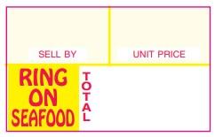 Monarch 1155 Ring on Seafood Label 8000/Pack