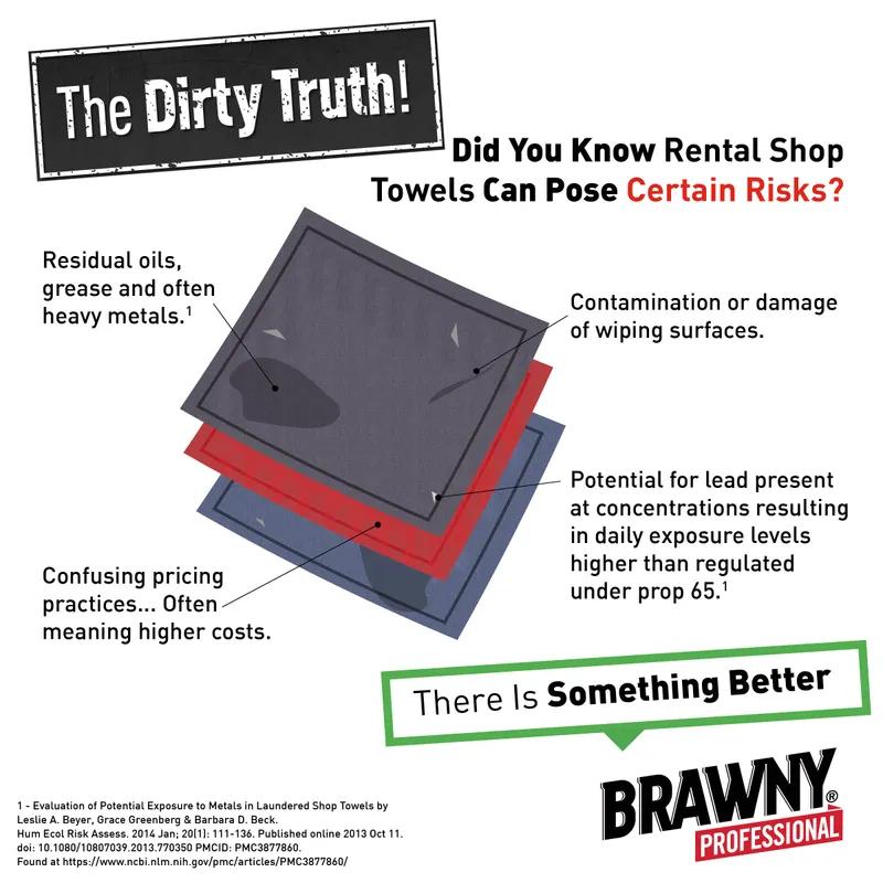 Brawny® Professional Dust Cloth 24X24 IN 1 PLY Rayon Yellow Disposable 50 Sheets/Pack 4 Packs/Case 200 Sheets/Case