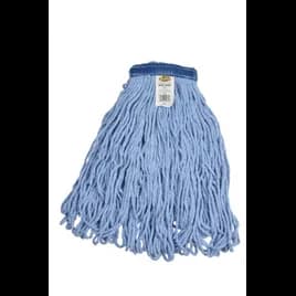Mop Head Small (SM) Blue Cotton 4PLY Loop End Launderable 12/Case