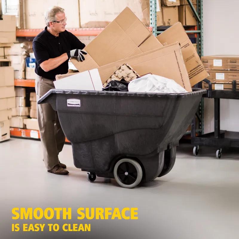 Utility Tilt Truck 53.1X26.9X33.9 IN 0.5 Cubic Yard 400 LB Black Structural Foam 1/Each