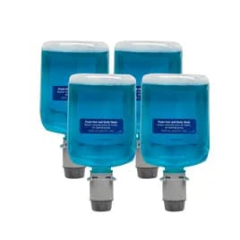 Pacific Blue Ultra™ Hair & Body Wash Liquid 1200 mL Aloe Vera Blue Manual Dispenser Refill 4/Case