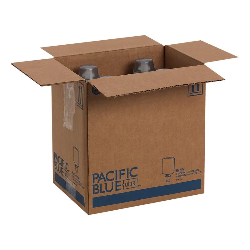 Pacific Blue Ultra™ Hair & Body Wash Liquid 1200 mL Aloe Vera Blue Manual Dispenser Refill 4/Case