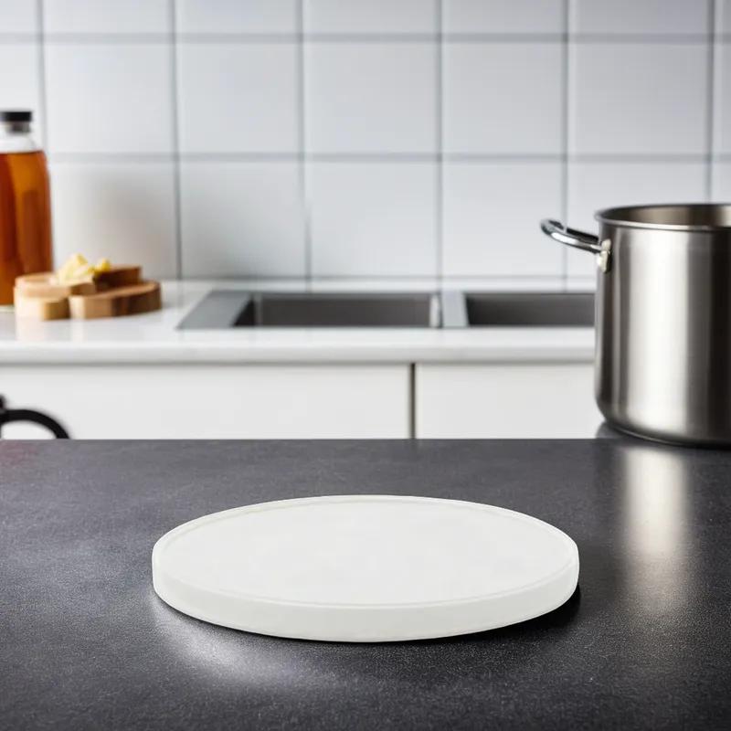 Lid 7.02X0.53 IN LLDPE White Round For Fits Berry 700 Diameter Round Containers 150/Case