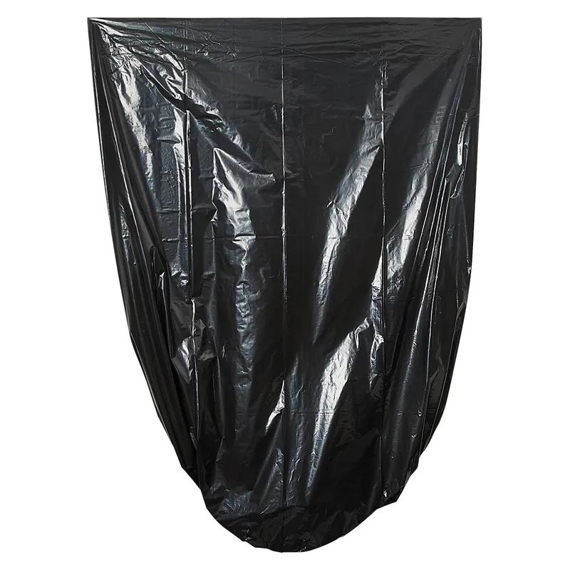 Victoria Bay Can Liner 38X58 IN 55 GAL Black Plastic 1.7MIL Heavy Roll 100/Case