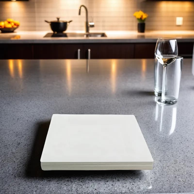 WNA Plate 9.5 IN PS White Square 120/Case